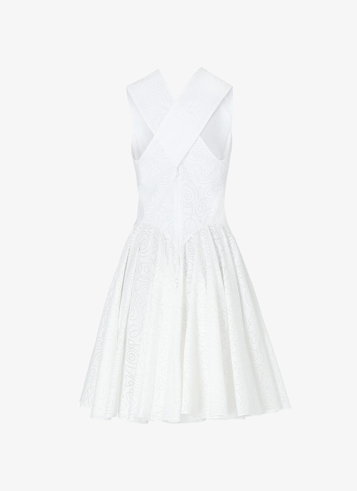 DRESS SPIRALE WHITE ALAÏA WHITE  DRESS SPIRALE WHITE